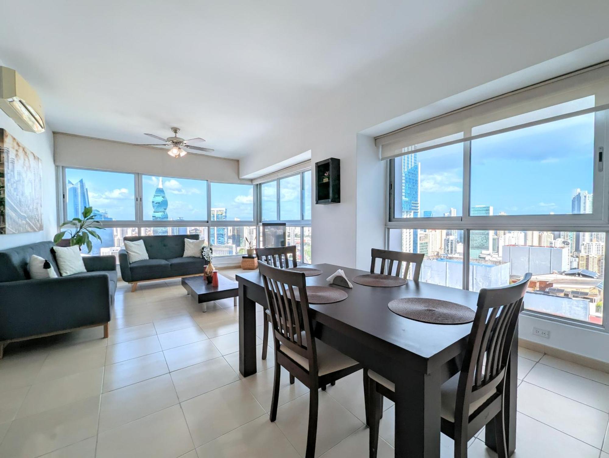 Yc 3602 L Apartamento 2Br En Av Balboa Panama City Exteriör bild